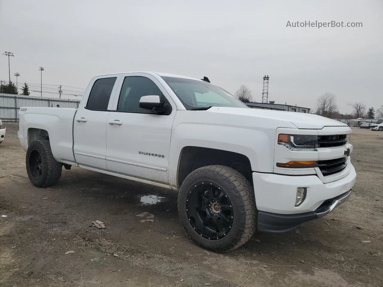 2016 Chevrolet Silverado K1500 Lt Белый vin: 1GCVKREC9GZ306045