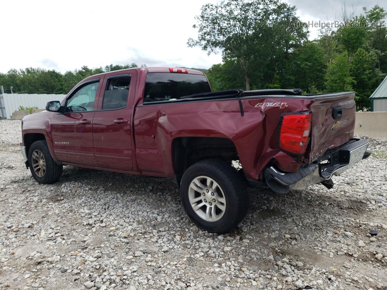 2015 Chevrolet Silverado K1500 Lt Burgundy vin: 1GCVKRECXFZ395204