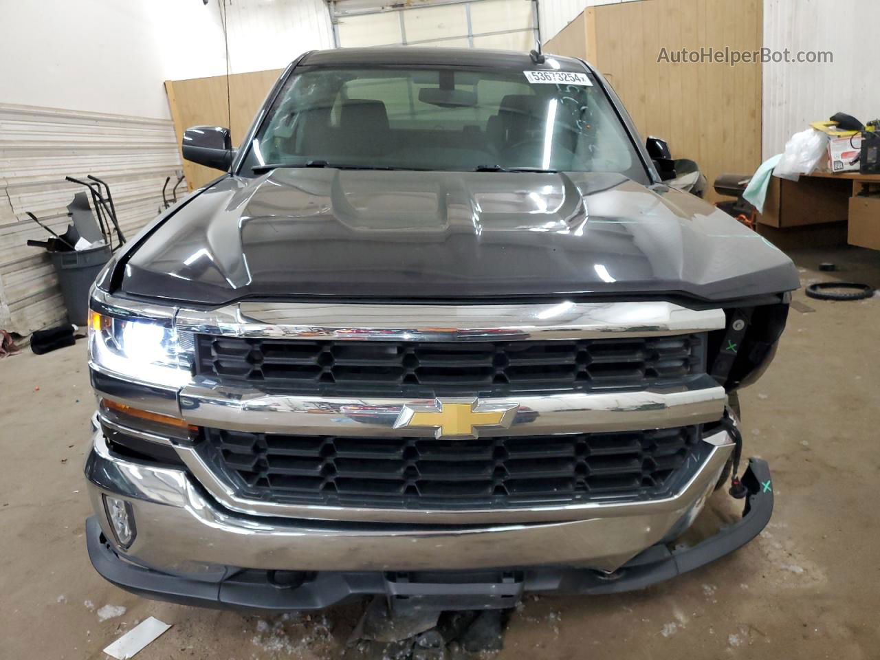 2016 Chevrolet Silverado K1500 Lt Black vin: 1GCVKRECXGZ151439