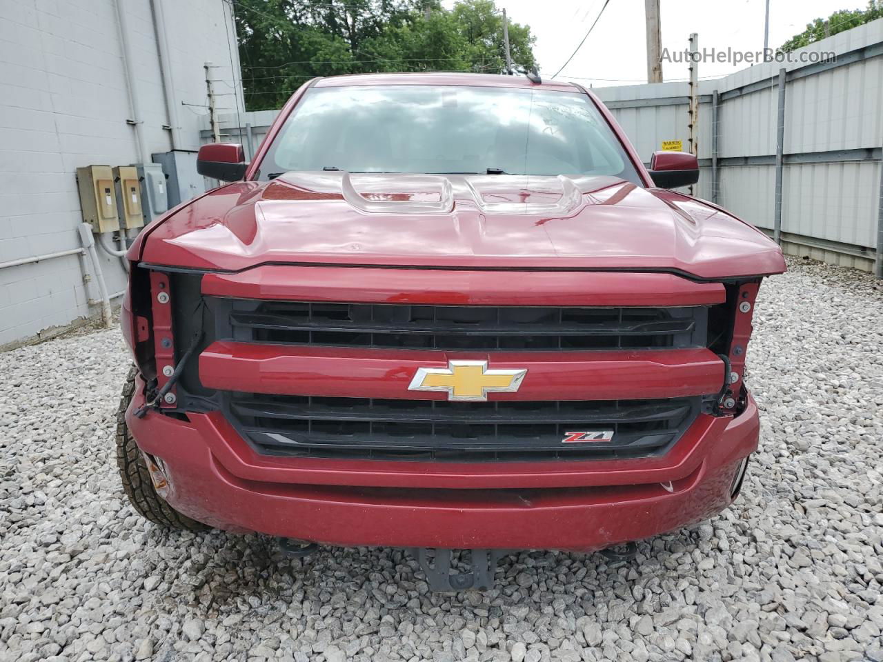 2018 Chevrolet Silverado K1500 Lt Red vin: 1GCVKRECXJZ248468