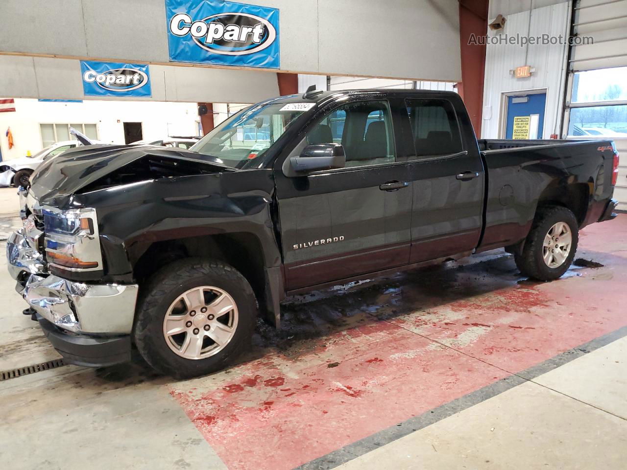 2016 Chevrolet Silverado K1500 Lt Black vin: 1GCVKREH0GZ374875