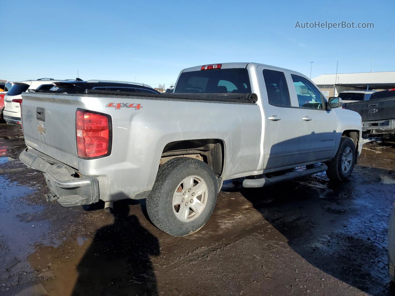 2015 Chevrolet Silverado K1500 Lt Silver vin: 1GCVKREH1FZ191645