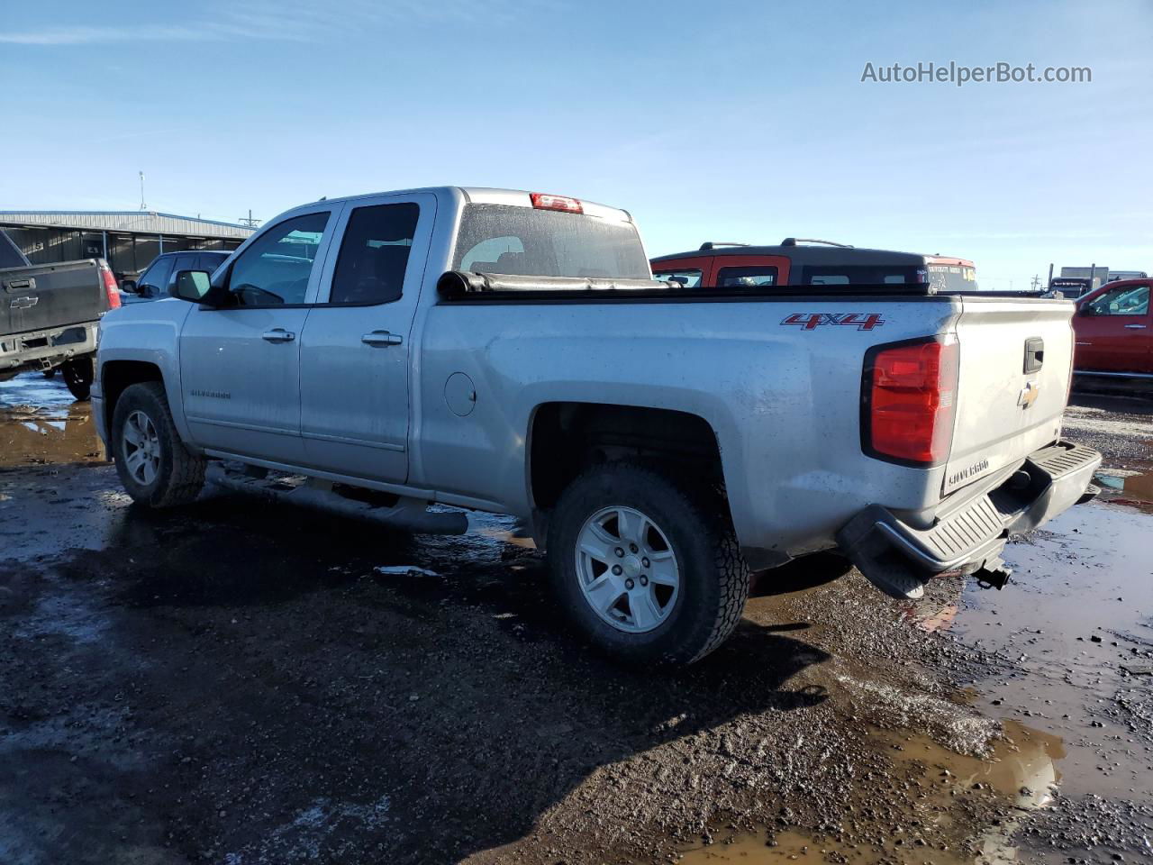 2015 Chevrolet Silverado K1500 Lt Silver vin: 1GCVKREH1FZ191645