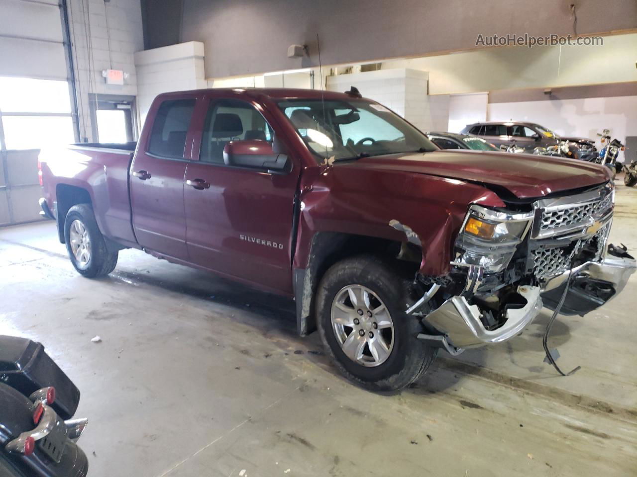 2015 Chevrolet Silverado K1500 Lt Burgundy vin: 1GCVKREH2FZ151204