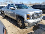 2015 Chevrolet Silverado K1500 Lt Silver vin: 1GCVKREH2FZ293486