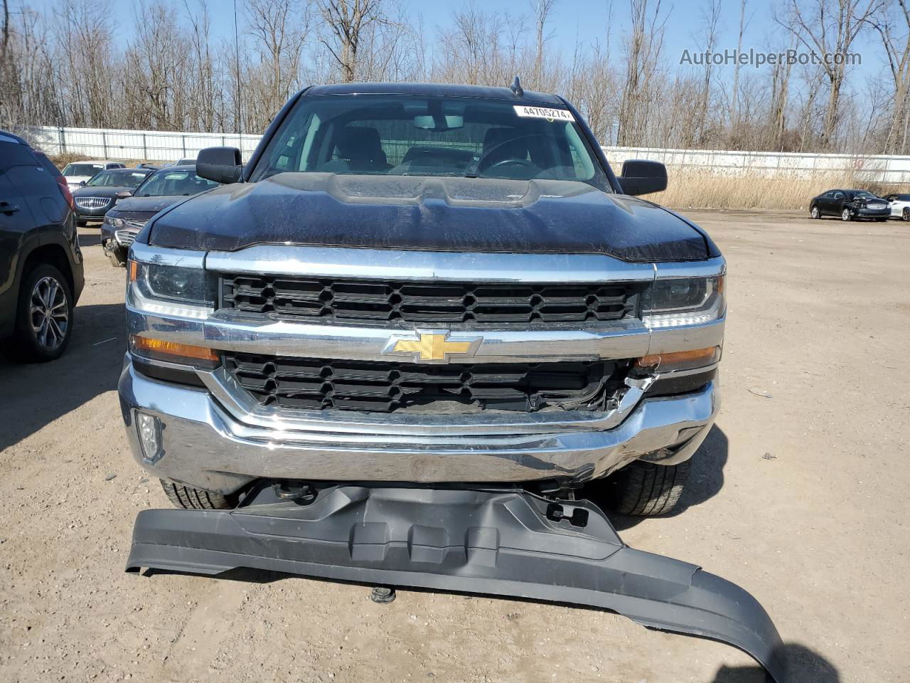 2018 Chevrolet Silverado K1500 Lt Black vin: 1GCVKREH2JZ178850