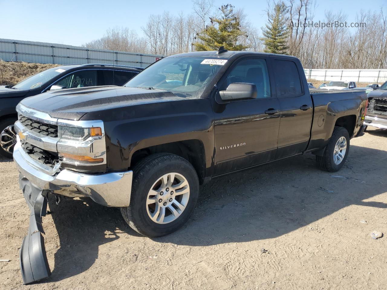 2018 Chevrolet Silverado K1500 Lt Black vin: 1GCVKREH2JZ178850