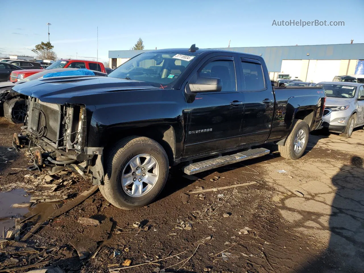 2018 Chevrolet Silverado K1500 Lt Черный vin: 1GCVKREH3JZ107379