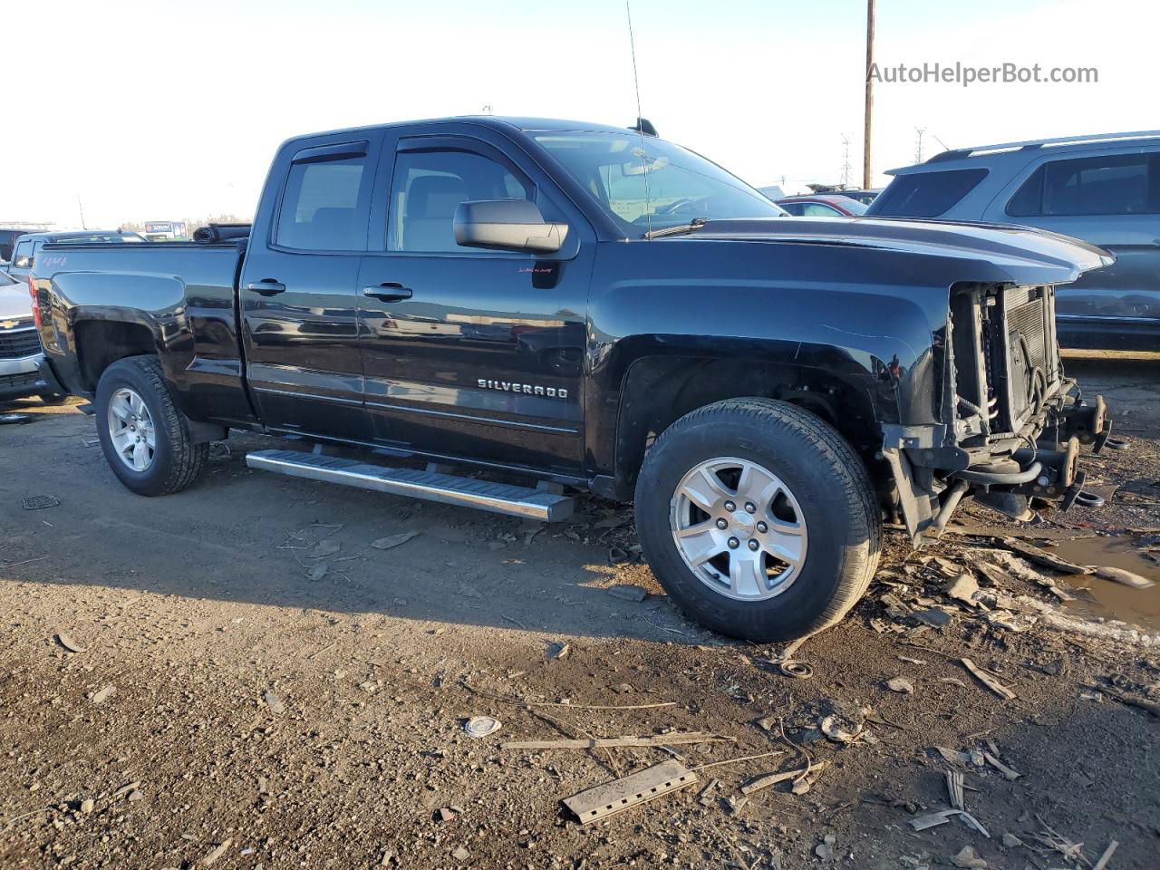 2018 Chevrolet Silverado K1500 Lt Черный vin: 1GCVKREH3JZ107379