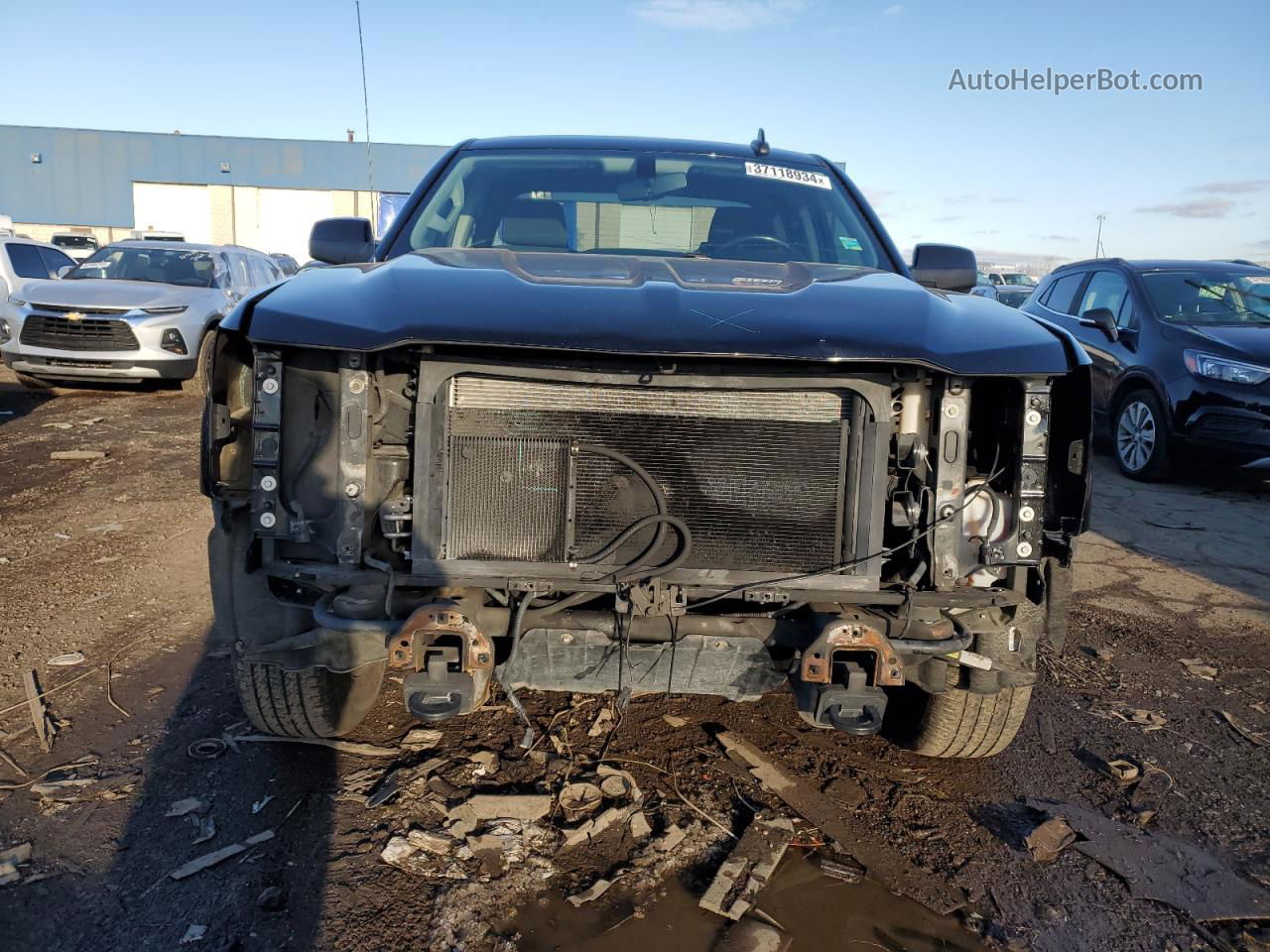 2018 Chevrolet Silverado K1500 Lt Black vin: 1GCVKREH3JZ107379