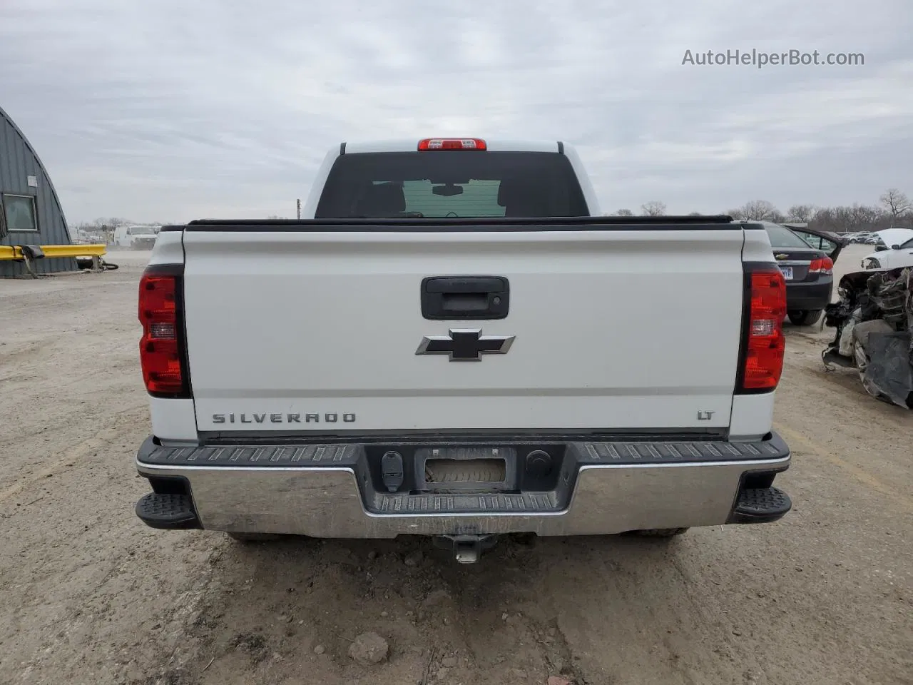 2016 Chevrolet Silverado K1500 Lt White vin: 1GCVKREH4GZ423396