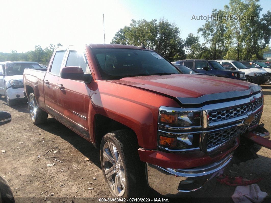 2015 Chevrolet Silverado 1500 Lt Orange vin: 1GCVKREH6FZ188434