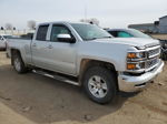 2015 Chevrolet Silverado K1500 Lt Silver vin: 1GCVKREH6FZ209735