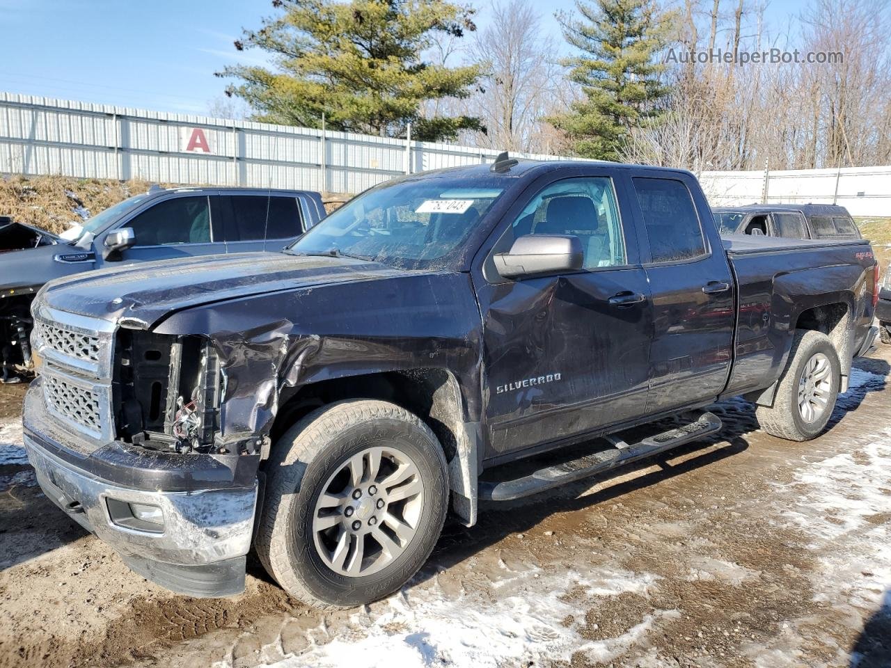 2015 Chevrolet Silverado K1500 Lt Black vin: 1GCVKREH9FZ251543