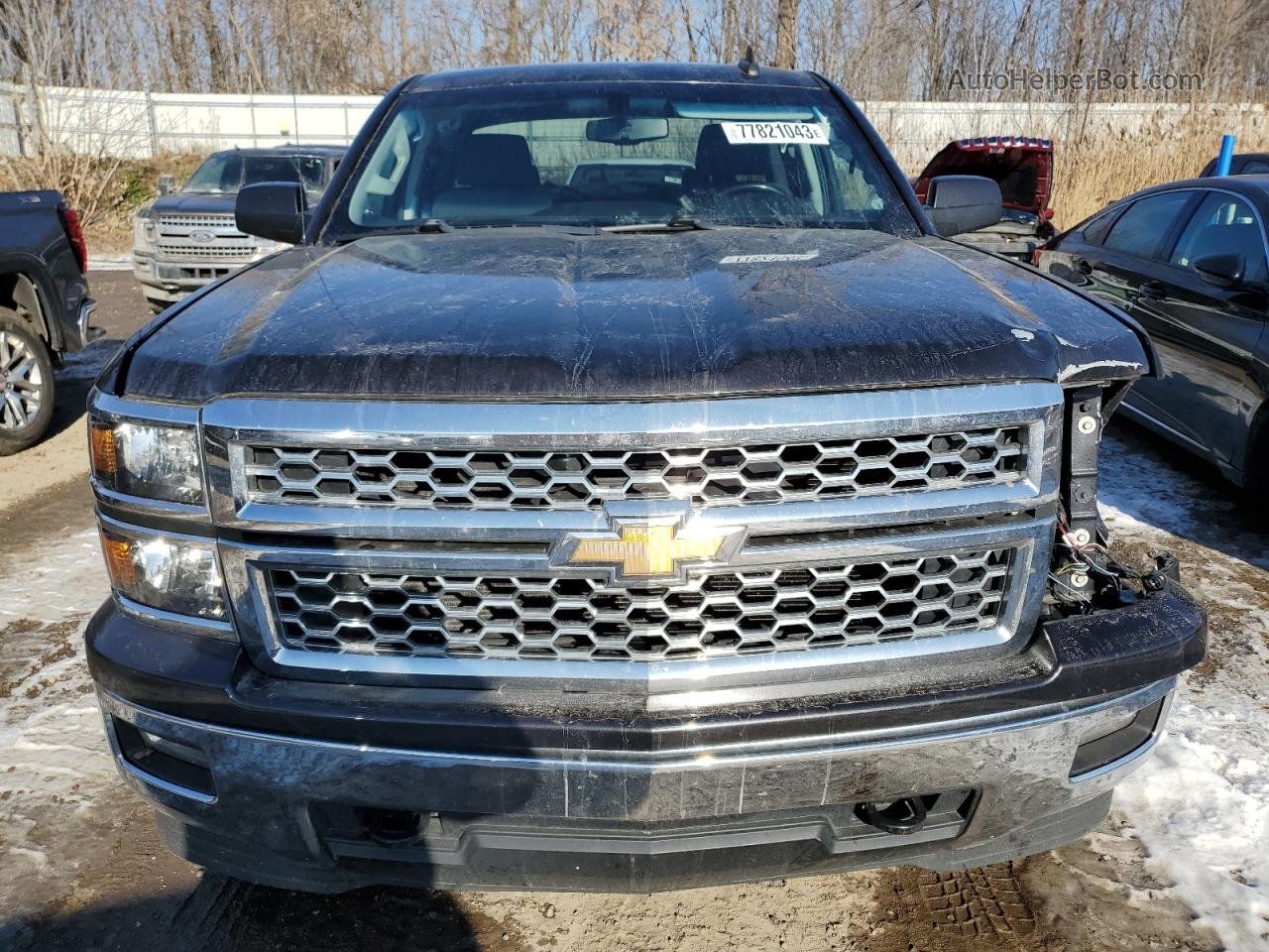 2015 Chevrolet Silverado K1500 Lt Black vin: 1GCVKREH9FZ251543