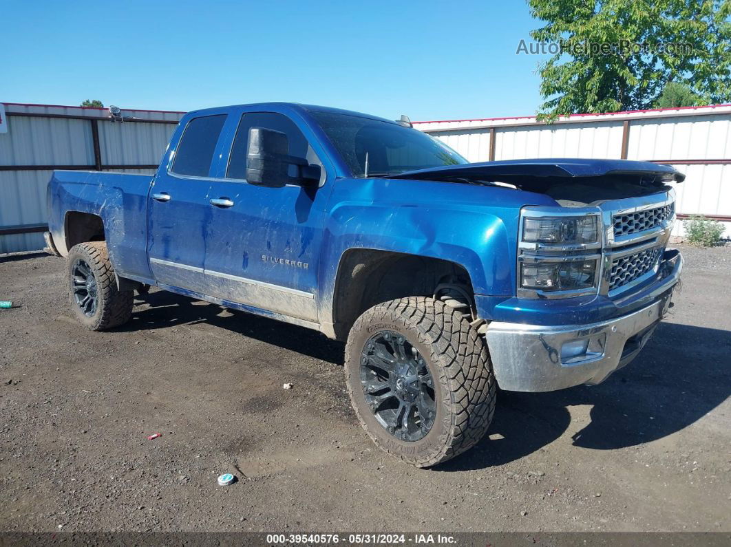 2015 Chevrolet Silverado 1500 1lz Blue vin: 1GCVKSEC2FZ203023