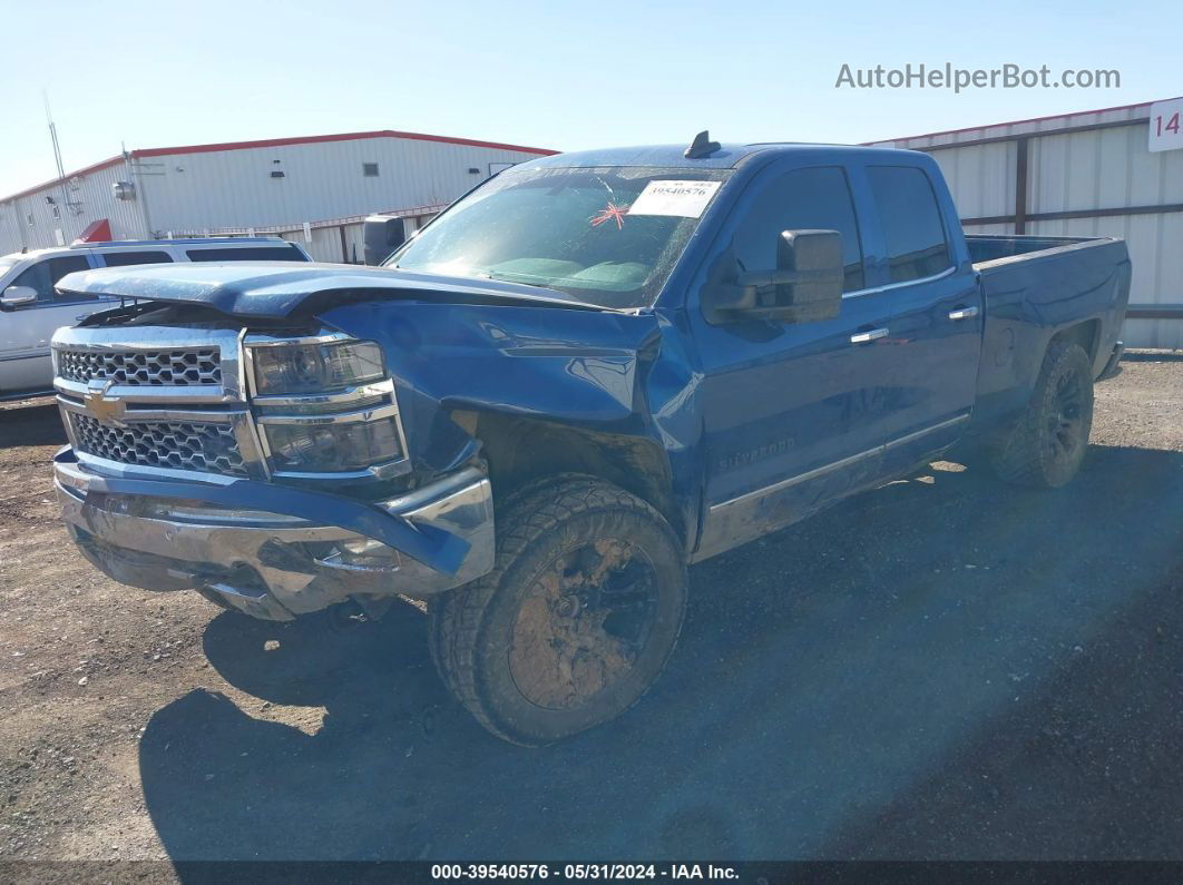 2015 Chevrolet Silverado 1500 1lz Blue vin: 1GCVKSEC2FZ203023