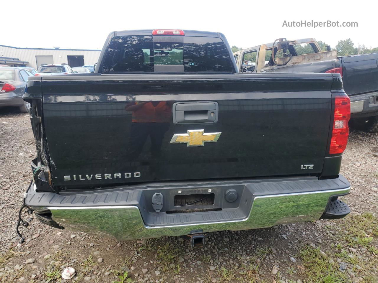 2015 Chevrolet Silverado K1500 Ltz Black vin: 1GCVKSEC8FZ159934