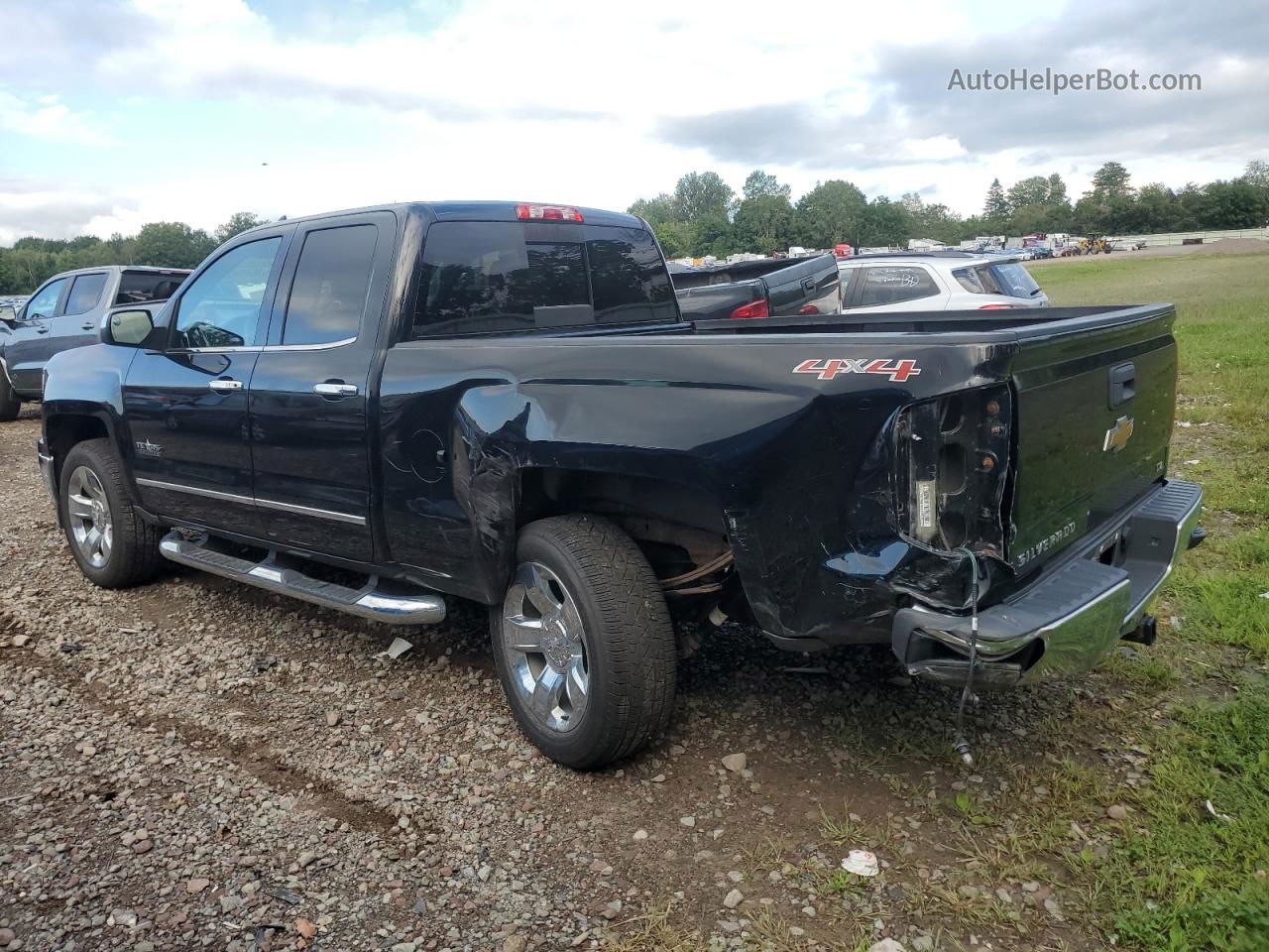 2015 Chevrolet Silverado K1500 Ltz Black vin: 1GCVKSEC8FZ159934