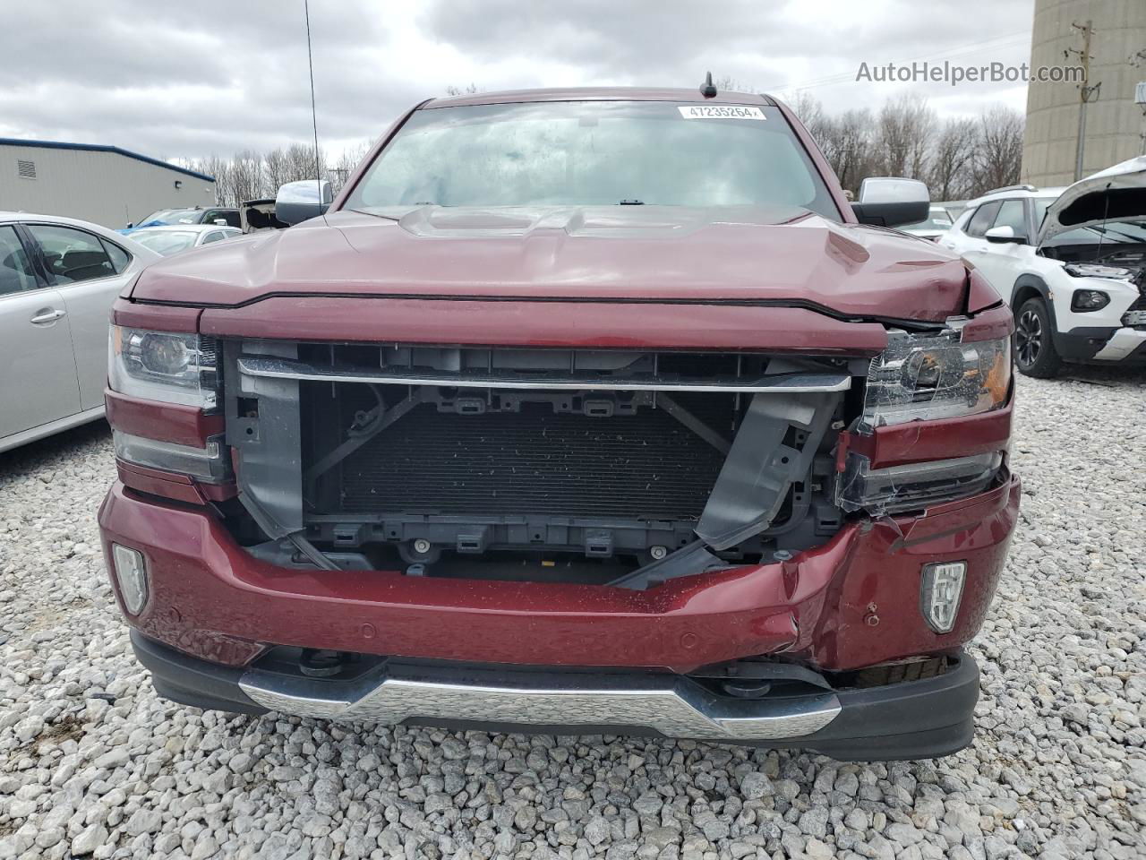 2016 Chevrolet Silverado K1500 Ltz Burgundy vin: 1GCVKSECXGZ258692