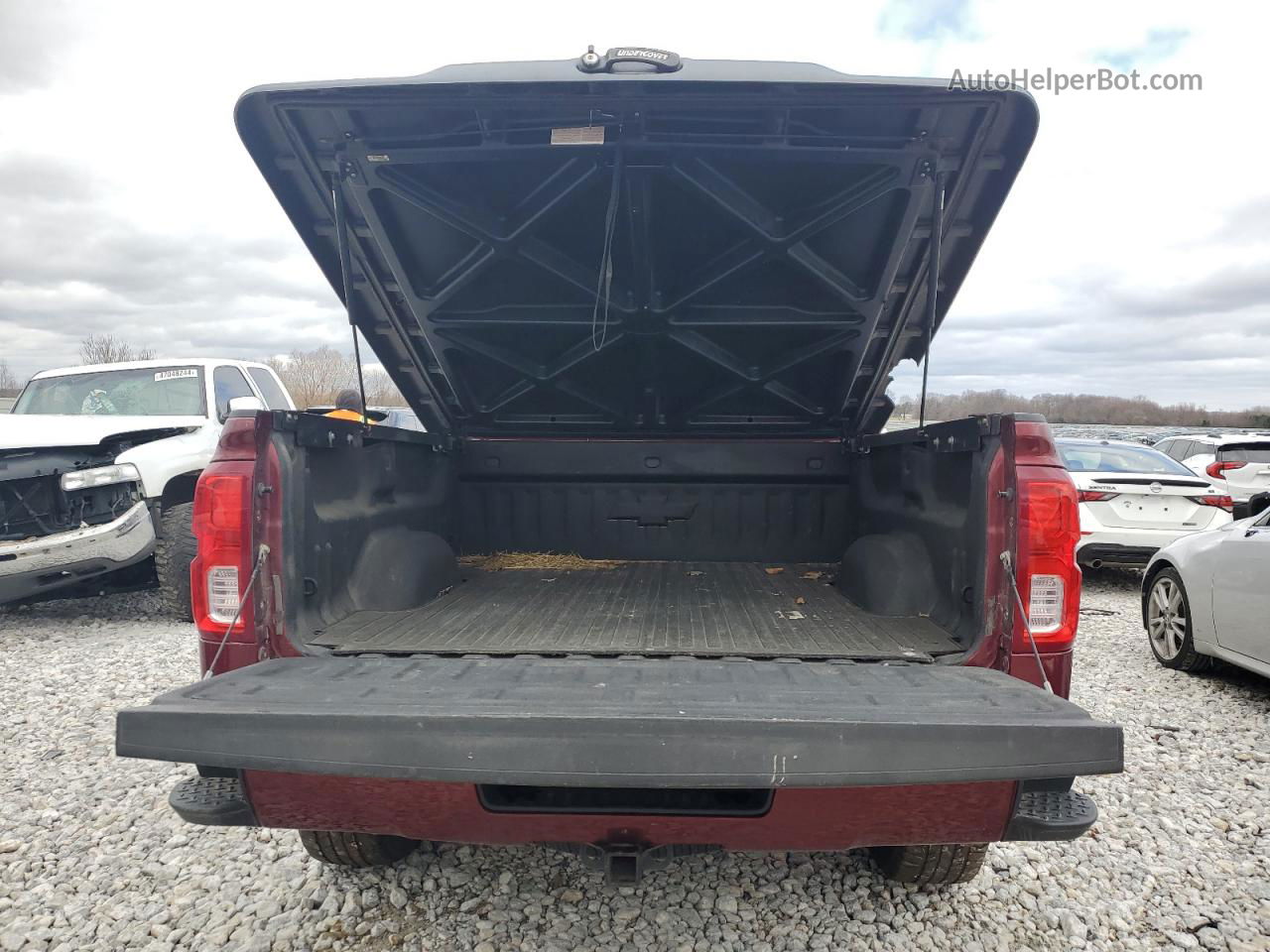 2016 Chevrolet Silverado K1500 Ltz Burgundy vin: 1GCVKSECXGZ258692