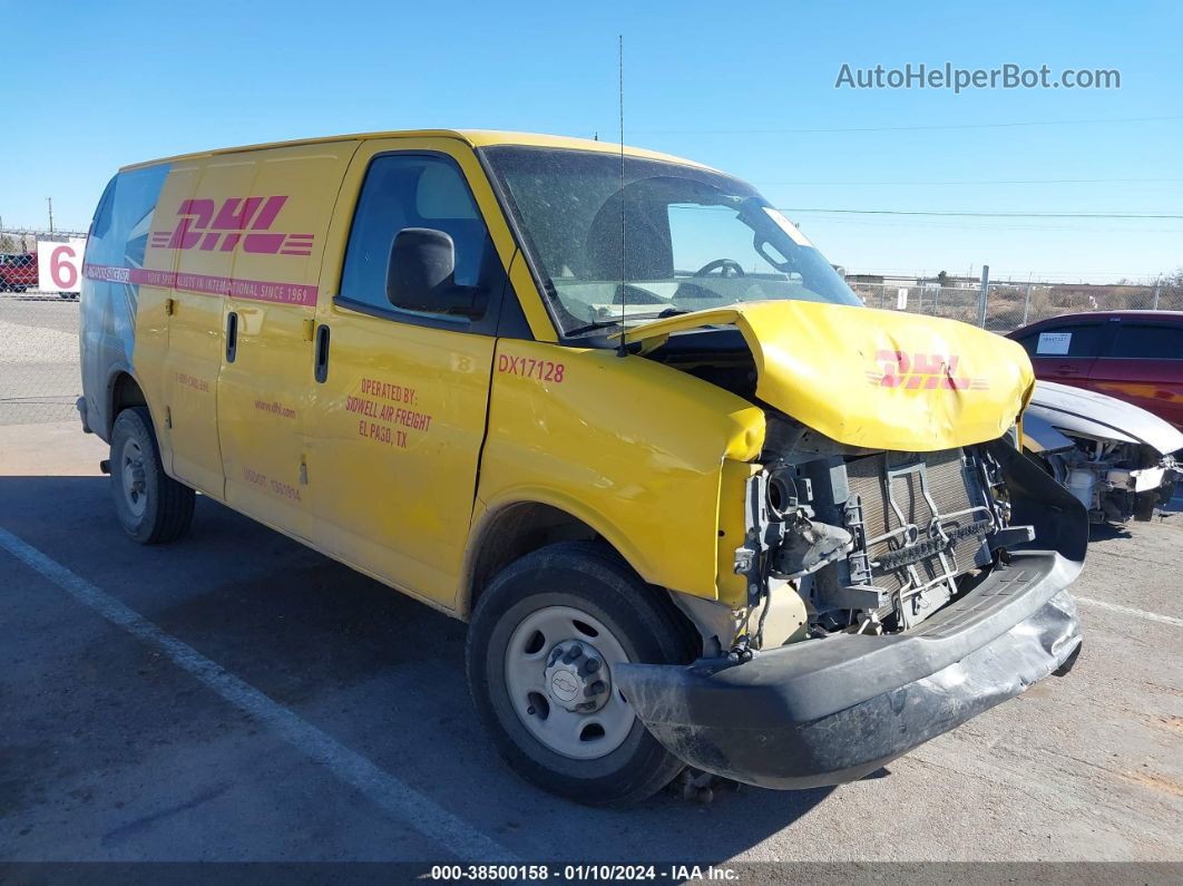 2017 Chevrolet Express 2500 Work Van Yellow vin: 1GCWGAFF1H1246570