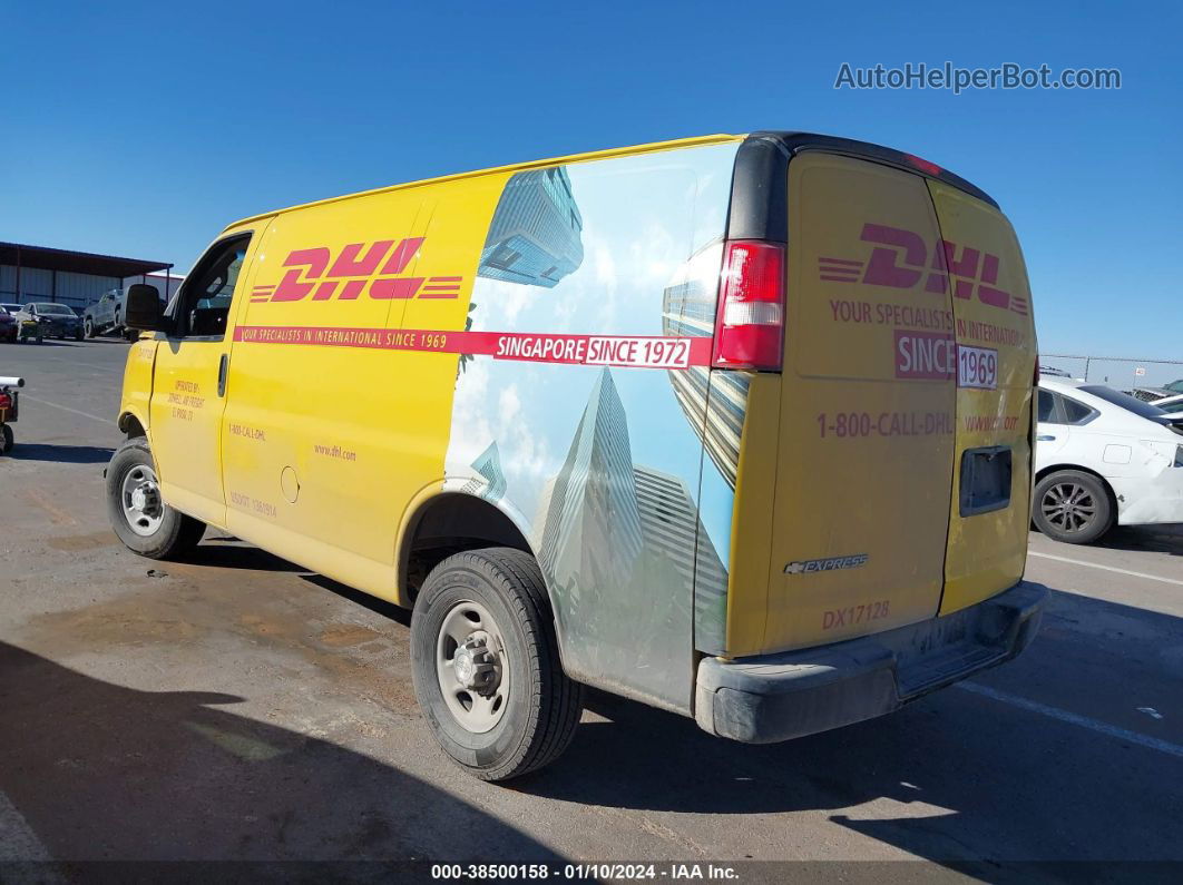 2017 Chevrolet Express 2500 Work Van Yellow vin: 1GCWGAFF1H1246570