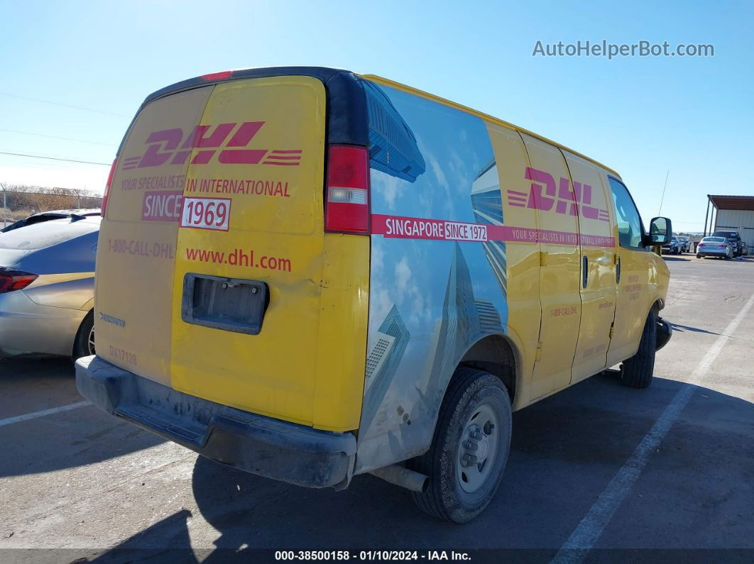 2017 Chevrolet Express 2500 Work Van Yellow vin: 1GCWGAFF1H1246570