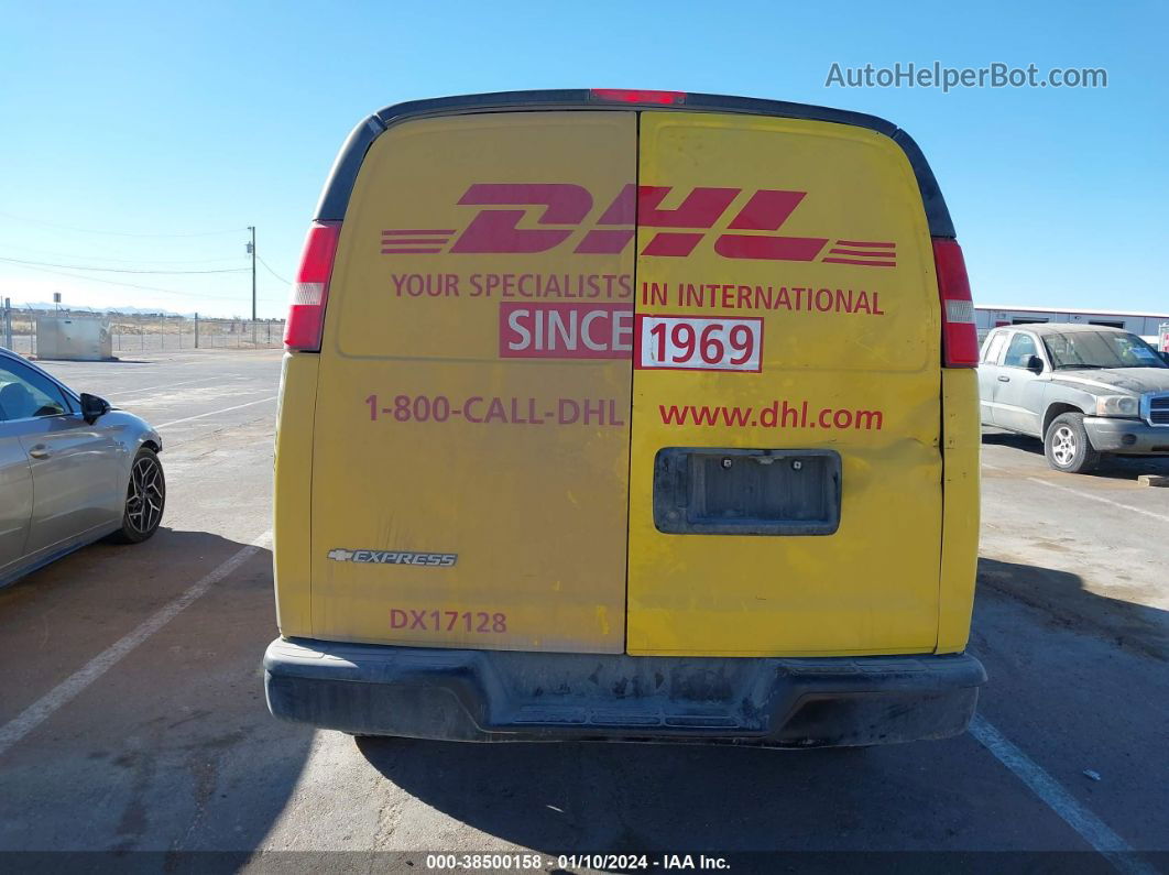 2017 Chevrolet Express 2500 Work Van Yellow vin: 1GCWGAFF1H1246570