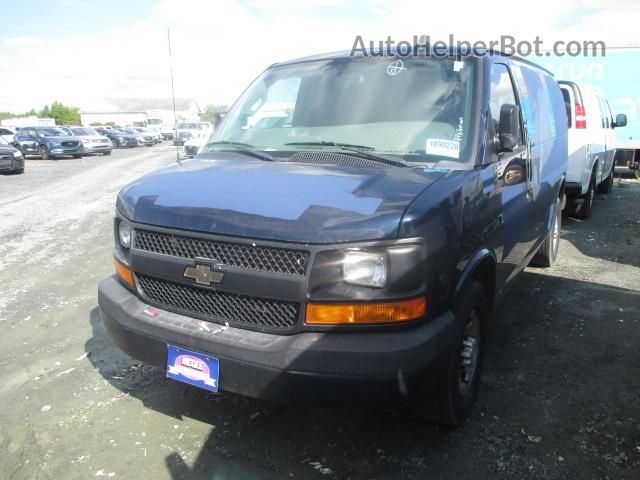 2017 Chevrolet Express 2500 Work Van Blue vin: 1GCWGAFF2H1127197