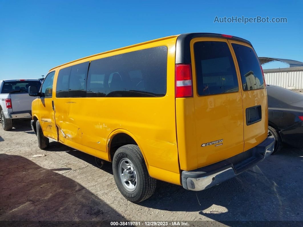 2017 Chevrolet Express 3500 Work Van Yellow vin: 1GCZGHFF0H1172886