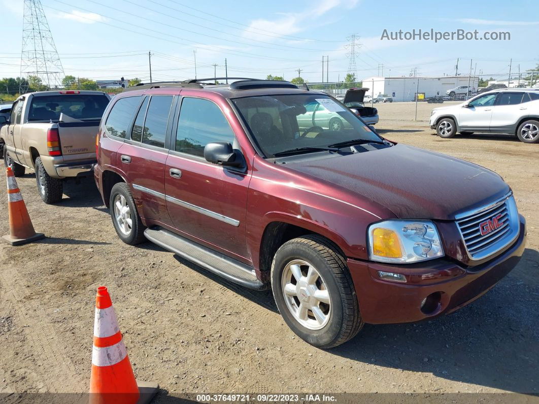 2007 Gmc Envoy Sle Темно-бордовый vin: 1GKDS13S072150532