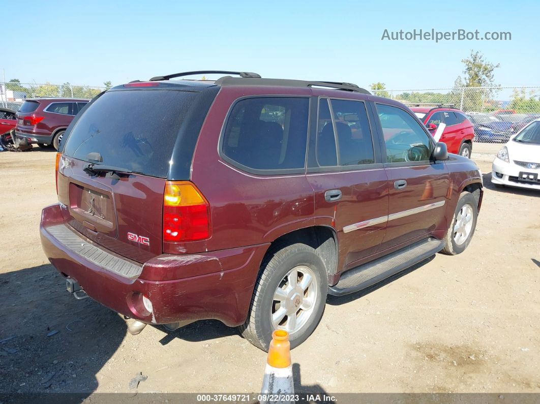 2007 Gmc Envoy Sle Maroon vin: 1GKDS13S072150532