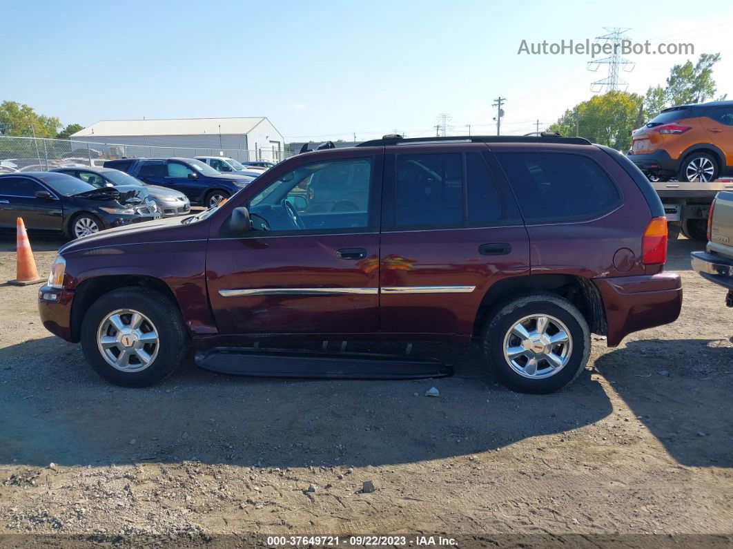 2007 Gmc Envoy Sle Maroon vin: 1GKDS13S072150532