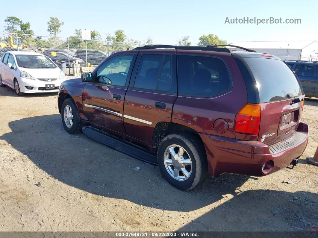 2007 Gmc Envoy Sle Maroon vin: 1GKDS13S072150532