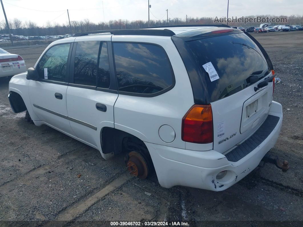 2007 Gmc Envoy Sle White vin: 1GKDS13S072227335