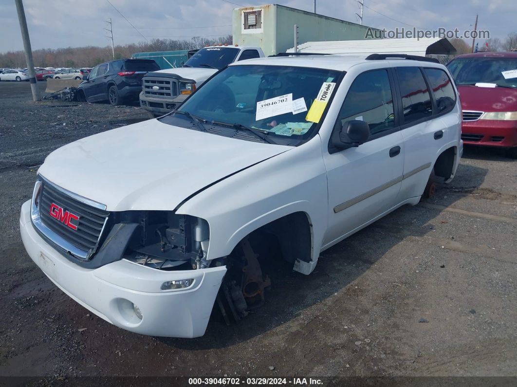 2007 Gmc Envoy Sle White vin: 1GKDS13S072227335