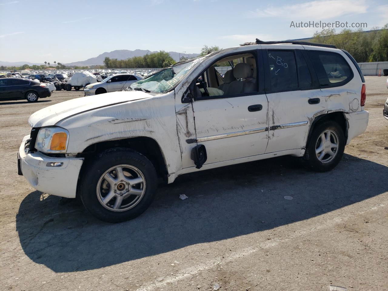 2007 Gmc Envoy  White vin: 1GKDS13S072232079