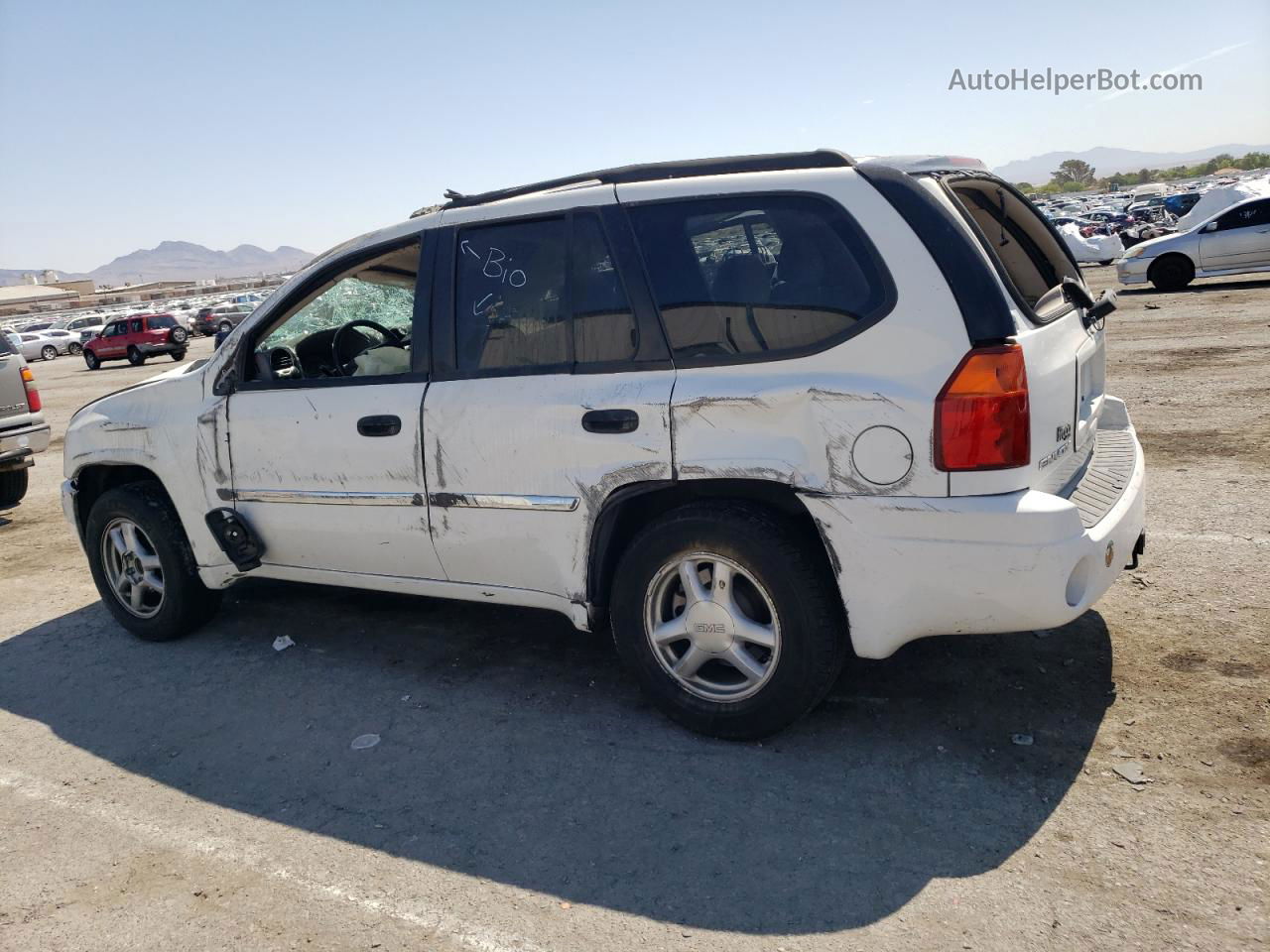 2007 Gmc Envoy  White vin: 1GKDS13S072232079