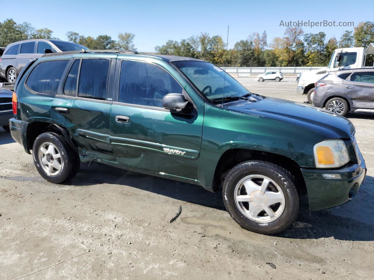 2003 Gmc Envoy  Green vin: 1GKDS13S132145270