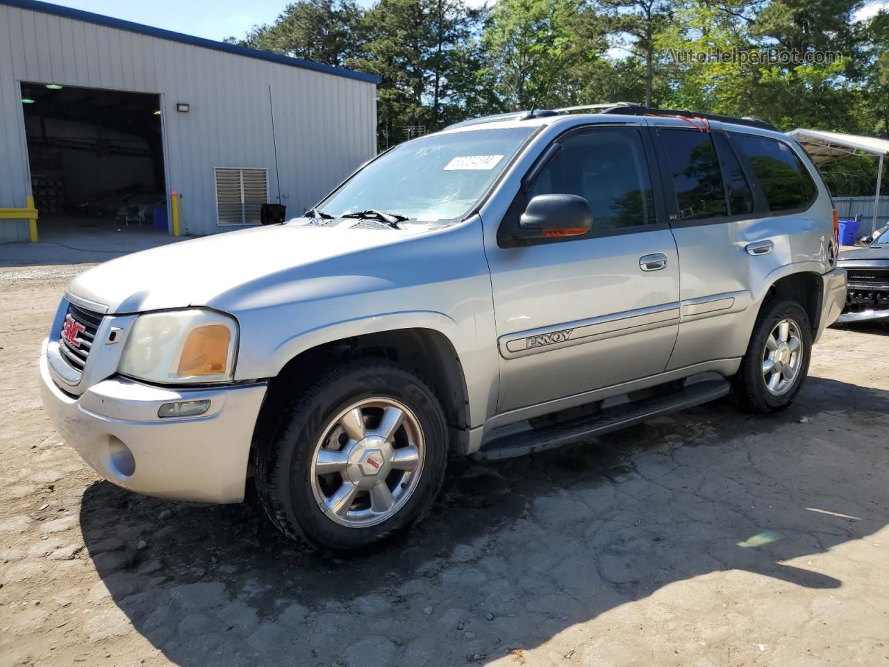 2004 Gmc Envoy  Серебряный vin: 1GKDS13S142185463