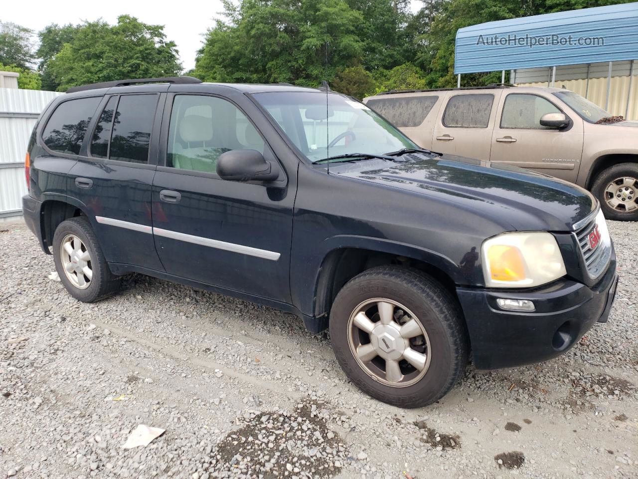 2007 Gmc Envoy  Black vin: 1GKDS13S172308814