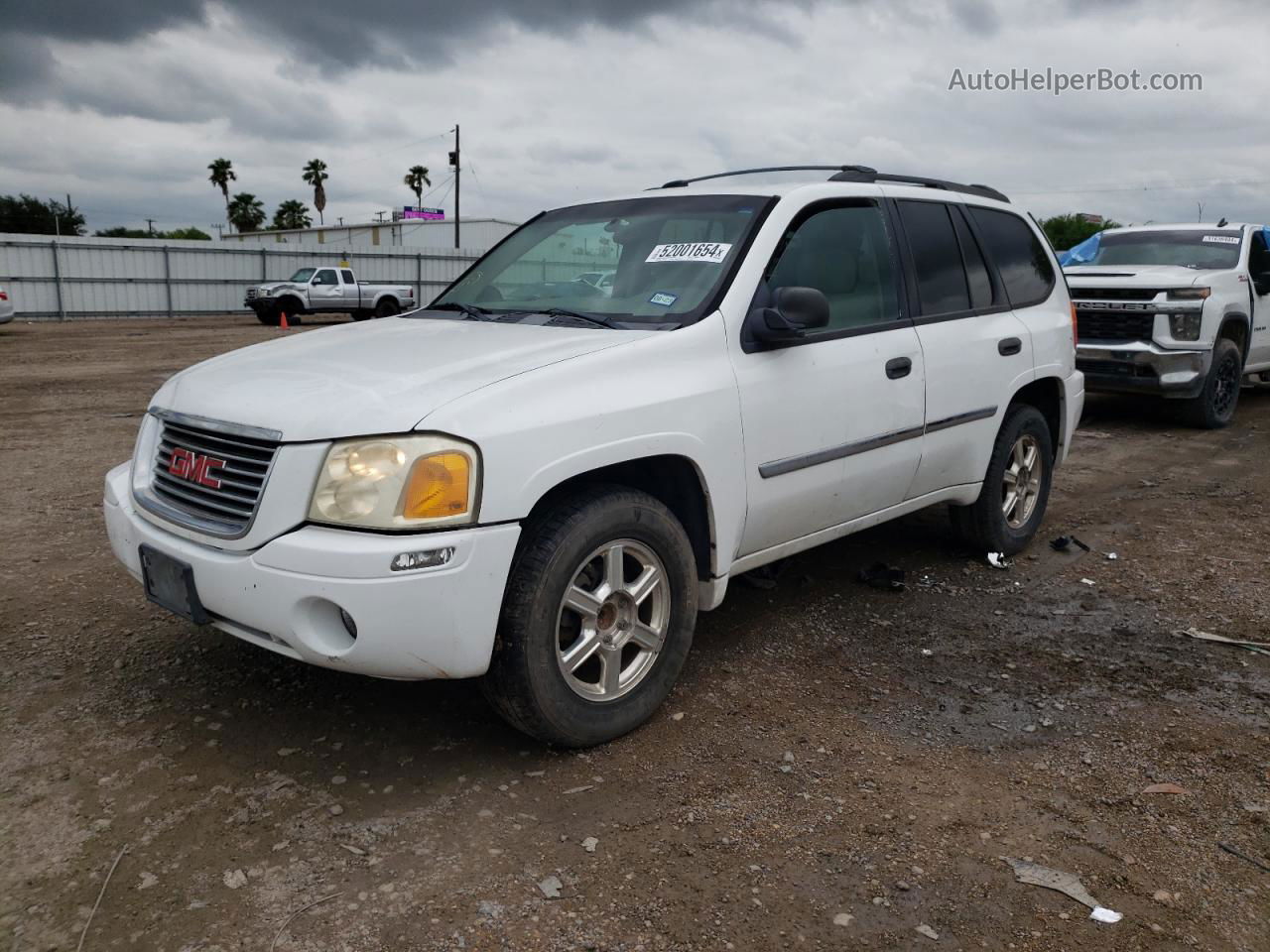 2008 Gmc Envoy  White vin: 1GKDS13S182127505