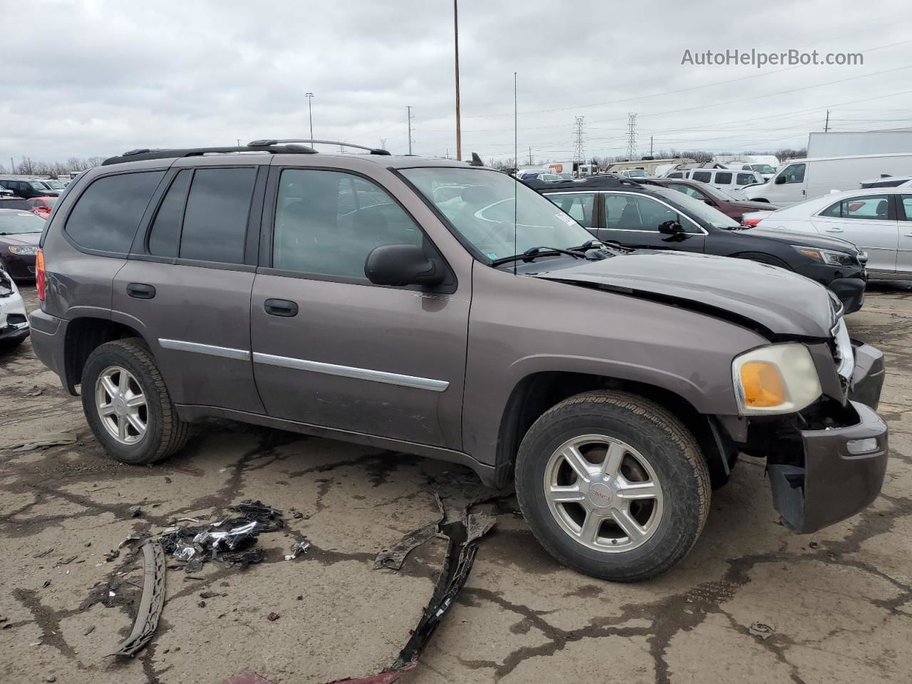 2008 Gmc Envoy  Brown vin: 1GKDS13S182227006