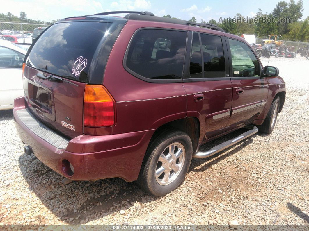 2003 Gmc Envoy Slt Maroon vin: 1GKDS13S232311540