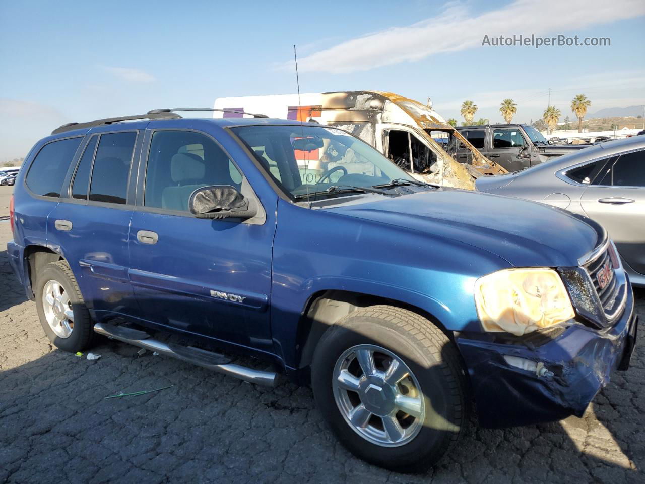 2005 Gmc Envoy  Blue vin: 1GKDS13S252188051