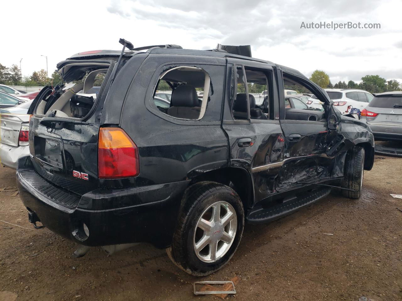 2007 Gmc Envoy  Black vin: 1GKDS13S272138950