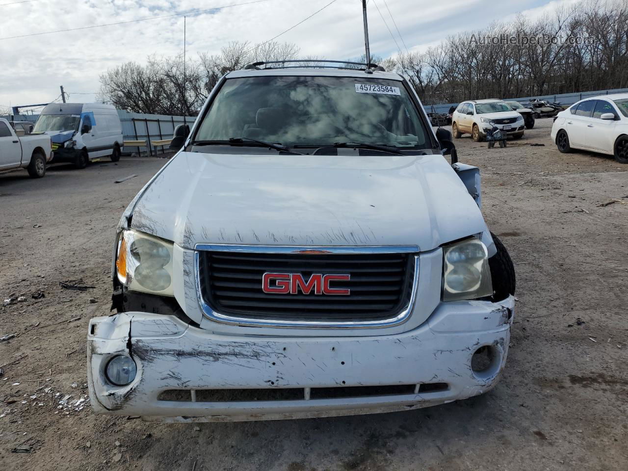 2004 Gmc Envoy  White vin: 1GKDS13S342186422