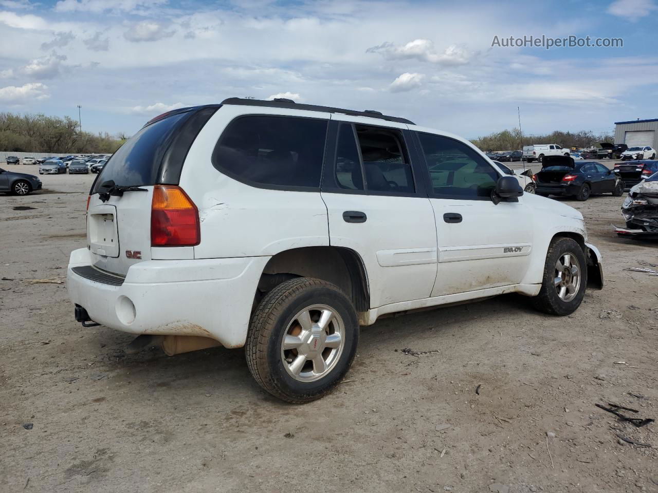 2004 Gmc Envoy  White vin: 1GKDS13S342186422