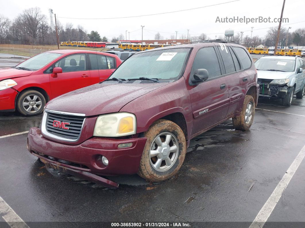 2004 Gmc Envoy   Red vin: 1GKDS13S342309328